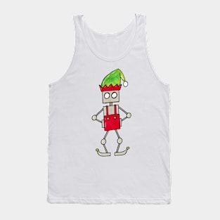 CuteBots Christmas Elf Tank Top